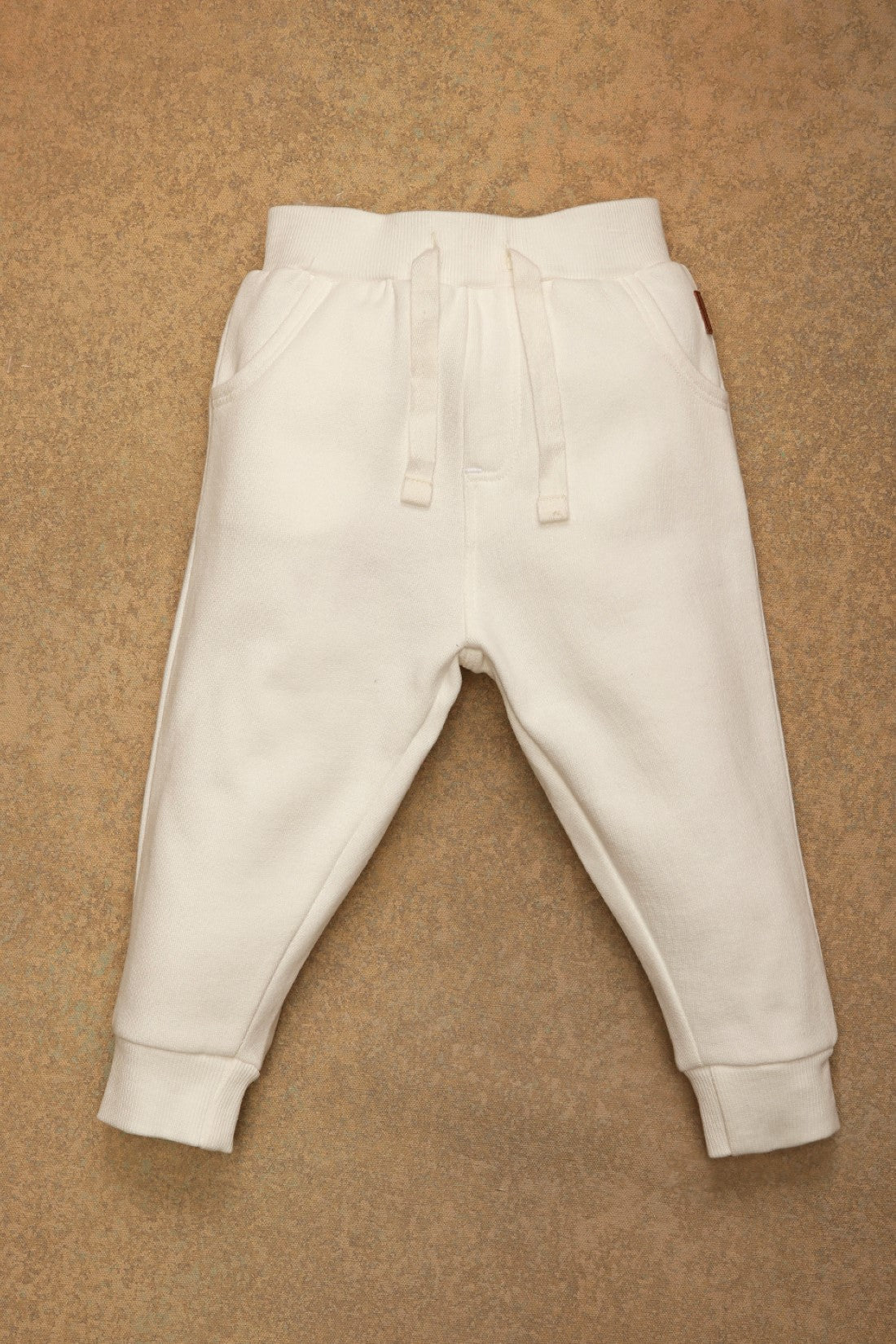 One Friday Baby Boys Off White Solid Trouser