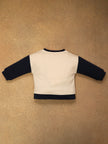 One Friday Baby Boys Off White Embroidered Sweat Shirt