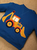 One Friday Baby Boys Blue Solid Sweat Shirt