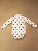 One Friday Baby Boys White Vehicle Print BodySuit