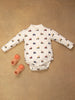 One Friday Baby Boys White Vehicle Print BodySuit