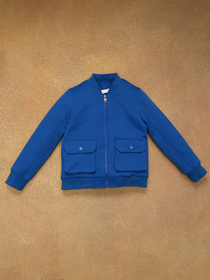 One Friday Kids Boys Blue Solid Jacket