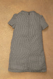 One Friday Kids Girls Grey & White Boules Dress