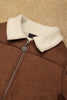 One Friday Kids Boys Brown Solid Jacket