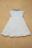 One Friday Kids Girls Blue Stripes Dress