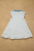 One Friday Kids Girls Blue Stripes Dress