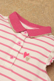 One Friday Kids Girls Pink Stripes Dress