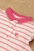 One Friday Kids Girls Pink Stripes Dress