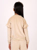 One Friday Kids Girls Beige Woolen Top - One Friday World