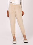 One Friday Kids Girls Beige Relaxed Knitted Trouser - One Friday World