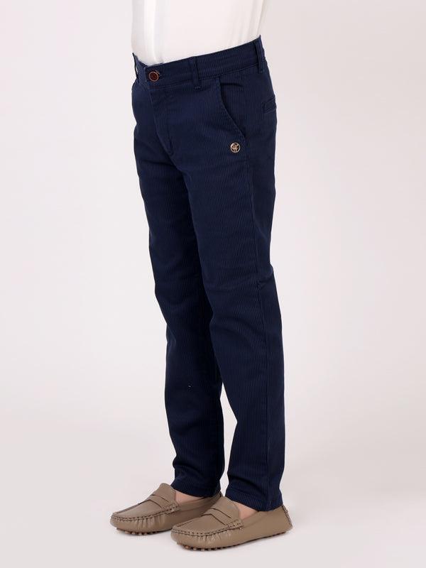 One Friday Relaxed Blue Trouser - One Friday World