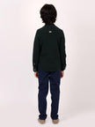 One Friday Green Chinese Collar Shirt - One Friday World