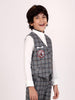 One Friday Grey Mickey waistcoat and shirt set (2 Pieces set) - One Friday World