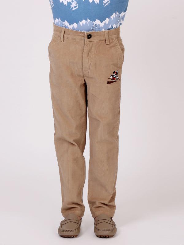 One Friday Beige Mickey Trouser - One Friday World