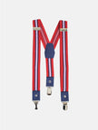 One Friday Red Stripes Suspender - One Friday World