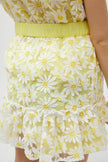 One Friday Yellow Ruffles Skirt - One Friday World