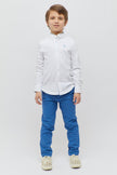 One Friday White Chinese Collar Shirt - One Friday World