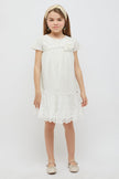 One Friday Off White Elegant Dress - One Friday World