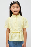 One Friday Lemon Yellow Frock Style Top - One Friday World