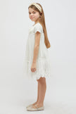 One Friday Off White Elegant Dress - One Friday World