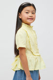 One Friday Lemon Yellow Frock Style Top - One Friday World