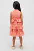 One Friday Tiered Peach Dress - One Friday World