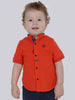 One Friday Orange Solid Shirt - One Friday World