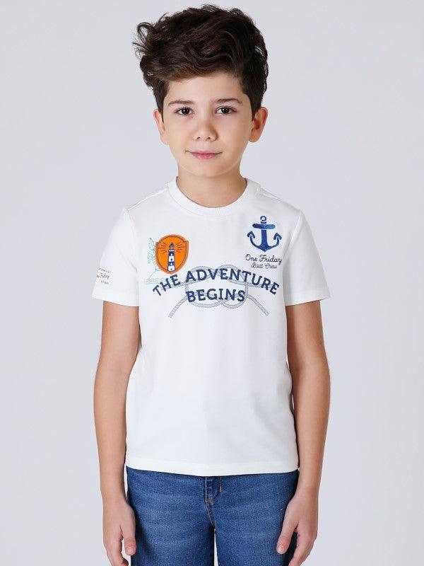 One Friday White Adventure T-shirt - One Friday World