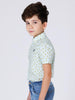 One Friday Mint Printed Shirt - One Friday World