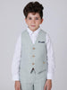 One Friday Green Solid Waistcoat - One Friday World