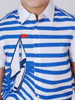 One Friday Blue Boat Printed Shirt - One Friday World