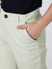 One Friday Mint Solid Trouser - One Friday World