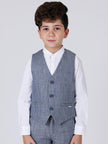 One Friday Blue Stripes Waistcoat - One Friday World