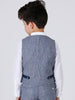 One Friday Blue Stripes Waistcoat - One Friday World