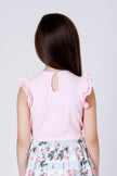 One Friday Pink Round Neck Top - One Friday World