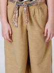 One Friday Brown Solid Trouser - One Friday World