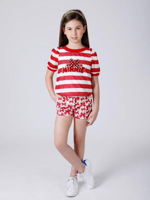 One Friday Red Minnie Top - One Friday World