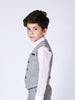 One Friday Grey Stripes Waistcoat - One Friday World