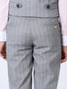 One Friday Grey Stripes Trouser - One Friday World