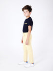 One Friday Yellow Solid Trouser - One Friday World