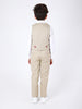 One Friday Beige Stripes Trouser - One Friday World