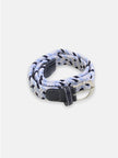 One Friday Blue Criss Cross Belt - One Friday World