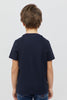 One Friday Printed Navy Blue T-shirt - One Friday World