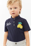 One Friday Navy Blue Lemon Tee - One Friday World