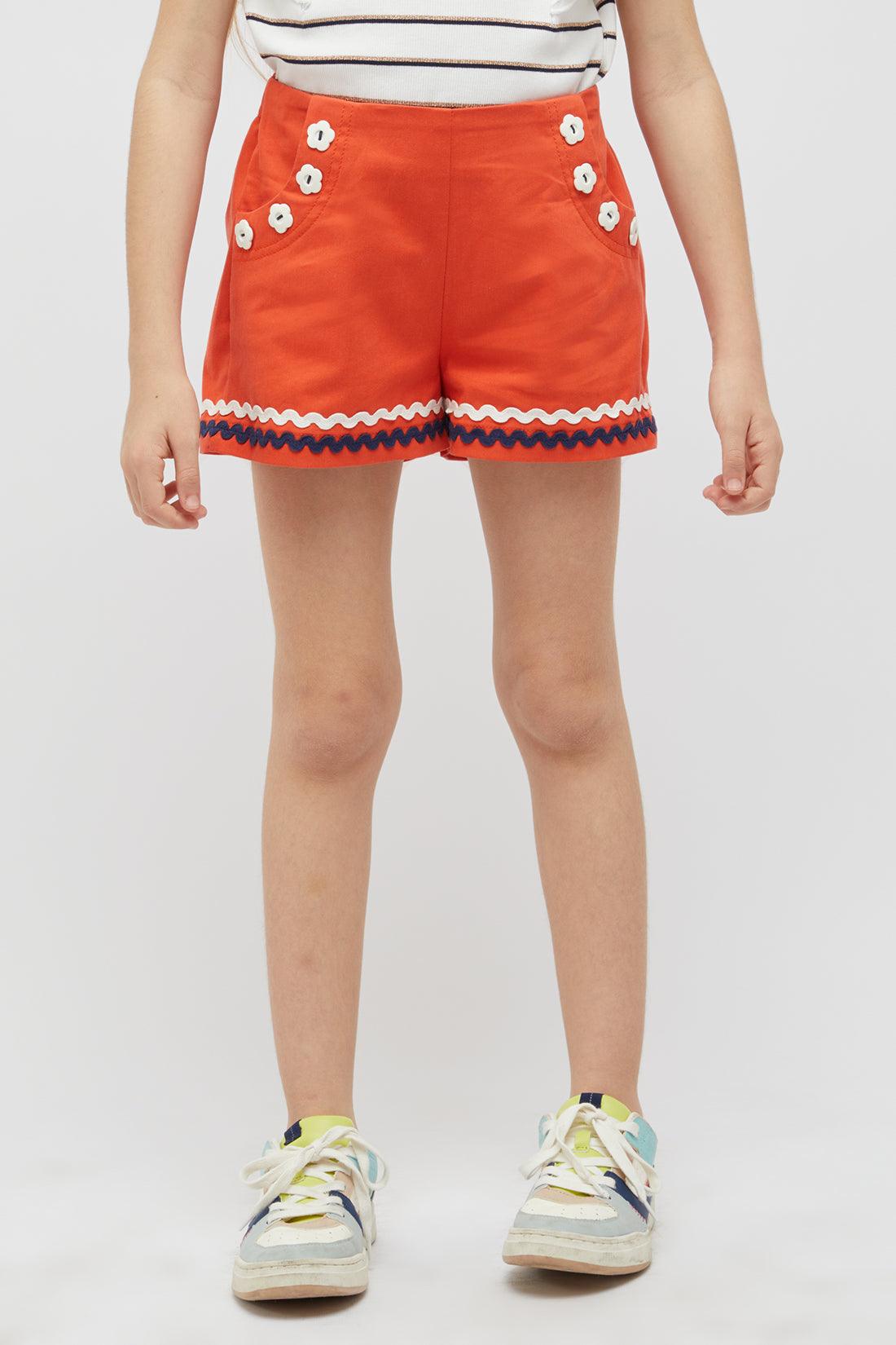 One Friday Orange Shorts - One Friday World