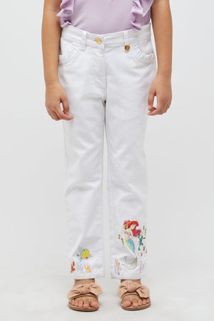 One Friday Mermaid Off-White Trouser - One Friday World