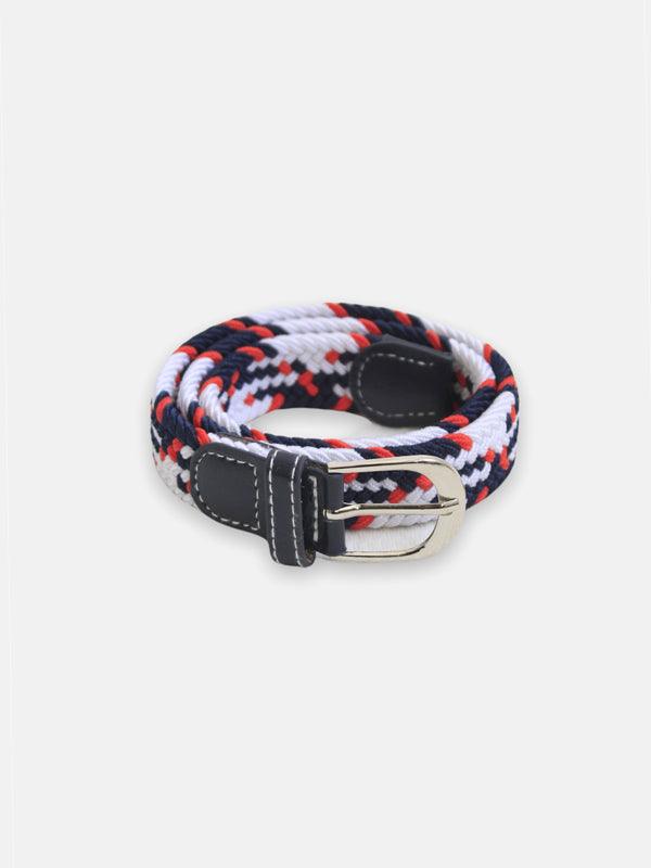 One Friday Red and blue Pattern belt - One Friday World