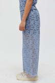 One Friday Blue Lace Culotte - One Friday World