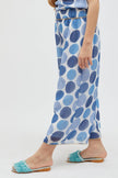 One Friday Printed Blue Culotte - One Friday World