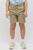 One Friday Kids Boys Beige Summer Cotton Shorts - One Friday World